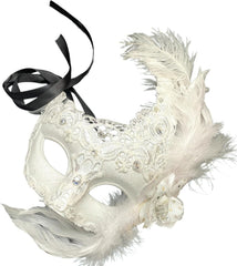 MasqStudio Brocade Lace Masquerade Ball Mask Burlesque Mardi Gras Birthday Prom Wedding Party