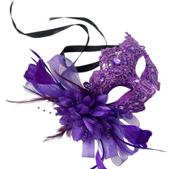 MASQ Brocade Lace Masquerade Ball Mask Pair Burlesque Mardi Gras Birthday Prom Wedding Party
