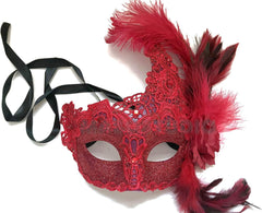 Brocade Lace Masquerade Ball Mask Burlesque Mardi Gras Birthday Prom Wedding Party