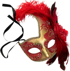 MasqStudio Brocade Lace Masquerade Ball Mask Burlesque Mardi Gras Birthday Prom Wedding Party