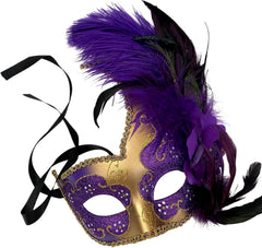 MasqStudio Brocade Lace Masquerade Ball Mask Burlesque Mardi Gras Birthday Prom Wedding Party