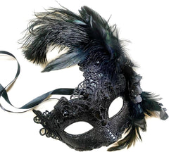 Brocade Lace Masquerade Ball Mask Burlesque Mardi Gras Birthday Prom Wedding Party