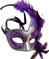 MasqStudio Brocade Lace Masquerade Ball Mask Burlesque Mardi Gras Birthday Prom Wedding Party