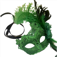 MasqStudio Brocade Lace Masquerade Ball Mask Burlesque Mardi Gras Birthday Prom Wedding Party