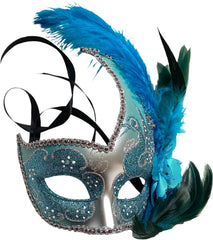 MasqStudio Brocade Lace Masquerade Ball Mask Burlesque Mardi Gras Birthday Prom Wedding Party