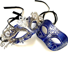 Masquerade Ball Mask Pair Dance Prom Burlesque Graduation Steampunk Birthday Anniversary Christmas New Year Party Wear