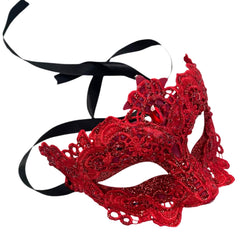MASQ Brocade Lace Masquerade Ball Mask Pair Burlesque Mardi Gras Birthday Prom Wedding Party