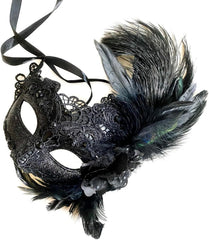MasqStudio Brocade Lace Masquerade Ball Mask Burlesque Mardi Gras Birthday Prom Wedding Party