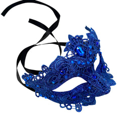 MASQ Brocade Lace Masquerade Ball Mask Pair Burlesque Mardi Gras Birthday Prom Wedding Party