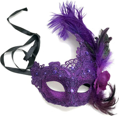 MasqStudio Brocade Lace Masquerade Ball Mask Burlesque Mardi Gras Birthday Prom Wedding Party