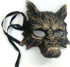 Black Wolf Mask Animal Masquerade Halloween Costume Cosplay Party mask