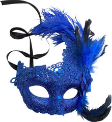 MasqStudio Brocade Lace Masquerade Ball Mask Burlesque Mardi Gras Birthday Prom Wedding Party