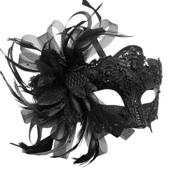 MASQ Brocade Lace Masquerade Ball Mask Pair Burlesque Mardi Gras Birthday Prom Wedding Party