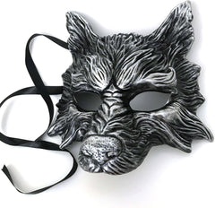 MasqStudio Black Wolf Mask Animal White Wolves Mask Masquerade Halloween Costume Cosplay Party mask