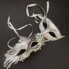 Masquerade Ball Mask Pair Dance Prom Burlesque Graduation Steampunk Birthday Anniversary Christmas New Year Party Wear