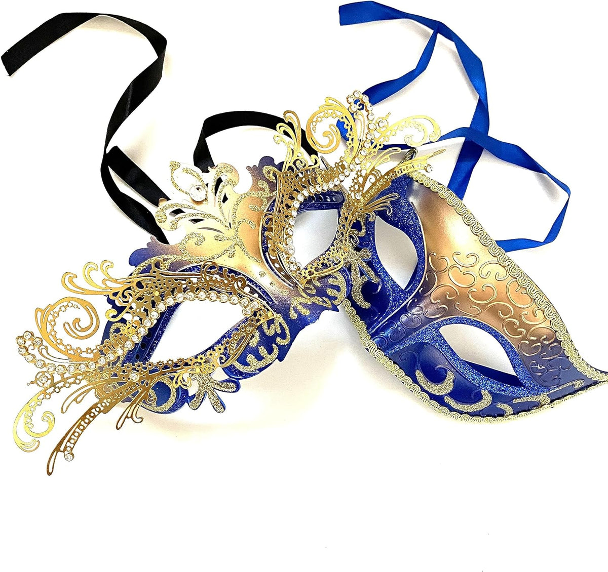 Masquerade Ball Mask Pair Dance Prom Burlesque Graduation Steampunk Birthday Anniversary Christmas New Year Party Wear
