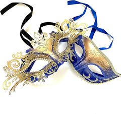 Masquerade Ball Mask Pair Dance Prom Burlesque Graduation Steampunk Birthday Anniversary Christmas New Year Party Wear