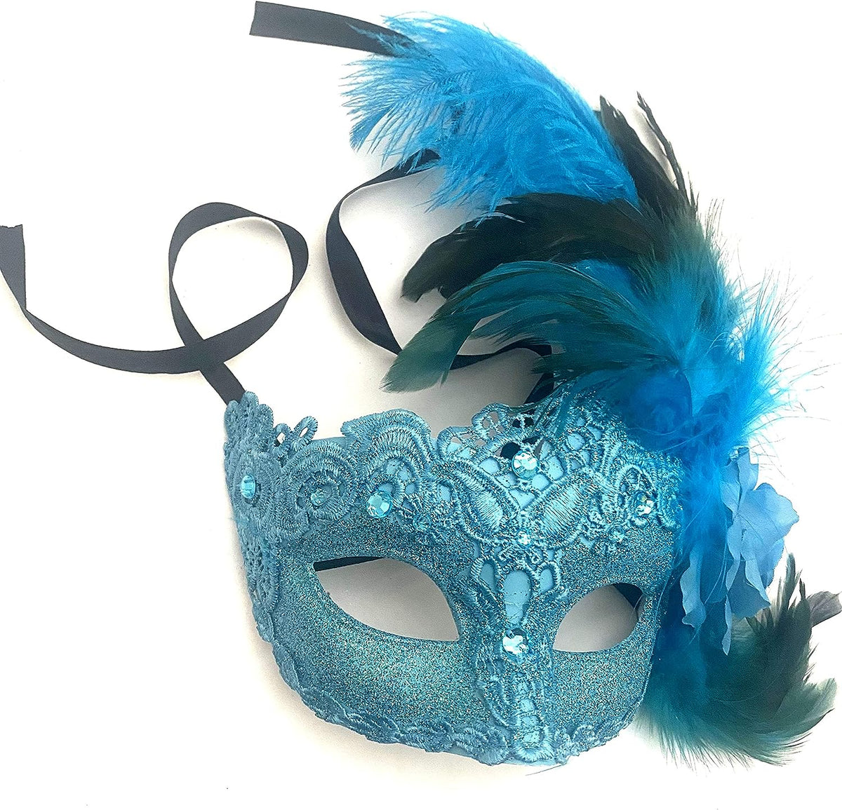 Masquerade Ball Mask Brocade Lace Burlesque Mardi Gras Birthday Prom Wedding Party
