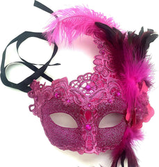 Brocade Lace Masquerade Ball Mask Burlesque Mardi Gras Birthday Prom Wedding Party