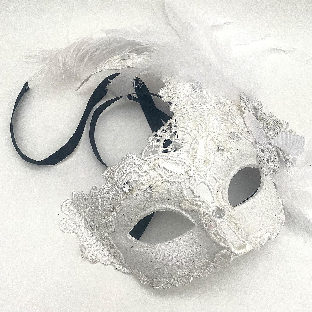Brocade Lace Masquerade Ball Mask for Burlesque Mardi Gras Birthday Prom Wedding Party