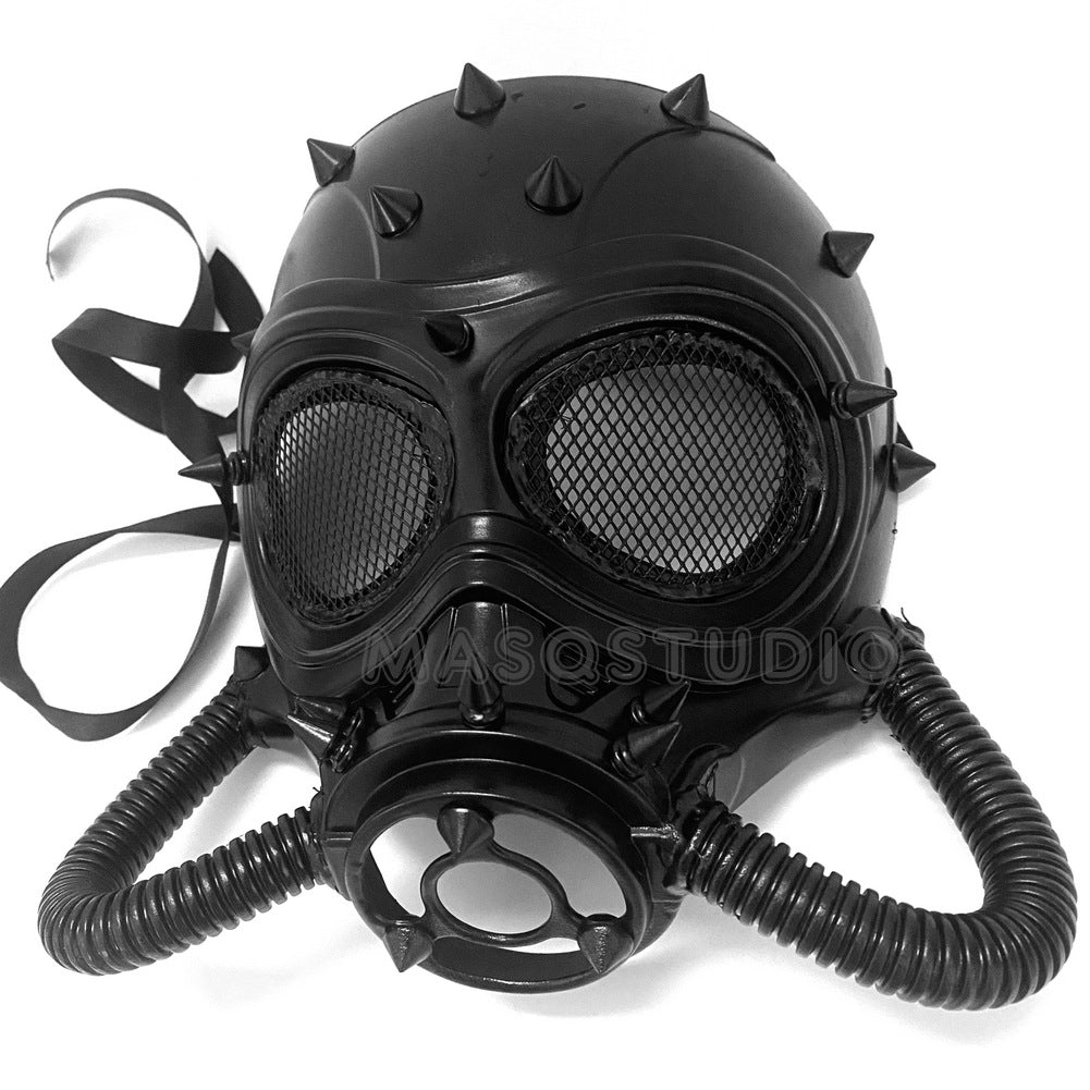 Halloween Costume Cosplay Steampunk Dress up Party Black Masquerade Gas Mask