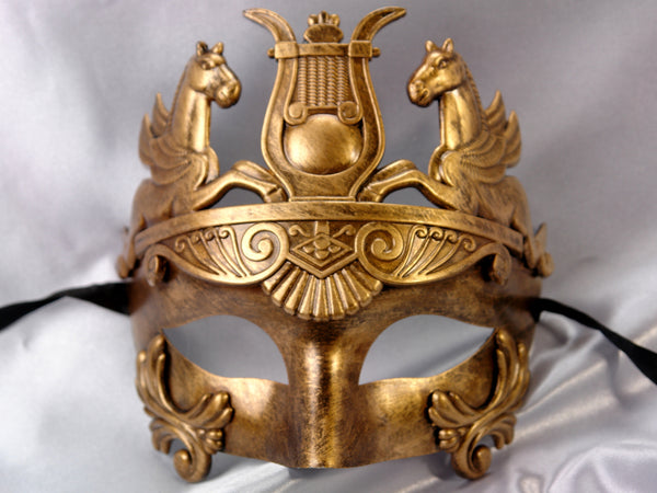 Men's Masquerade Mask for Men Roman Gold Silver Masquerade Ball Mask for Man