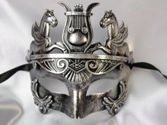 Men's Masquerade Mask for Men Roman Gold Silver Masquerade Ball Mask for Man